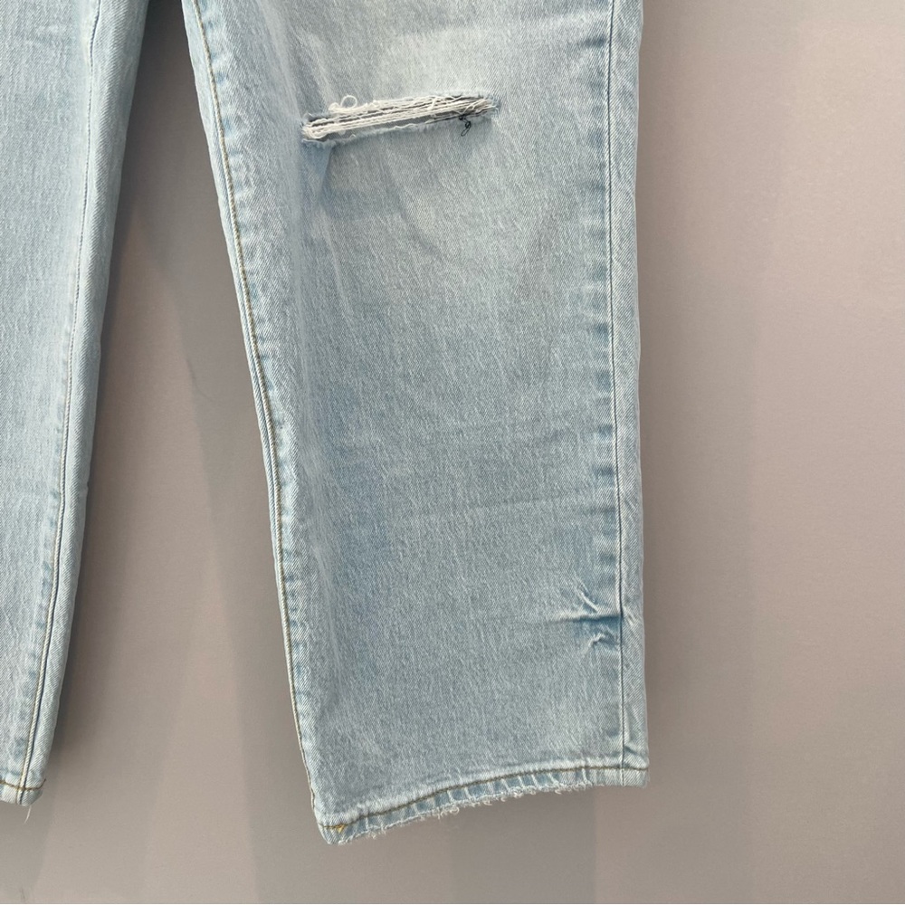 TARGET | Universal Thread Vintage Straight Jeans Cropped Distressed Size 10 NWOT - Picture 6 of 7